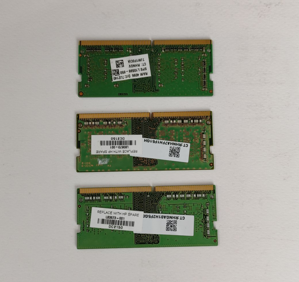 خرید رم لپ تاپ ۴ گیگ DDR4 باس ۳۲۰۰ چیپ میکرو MICRO