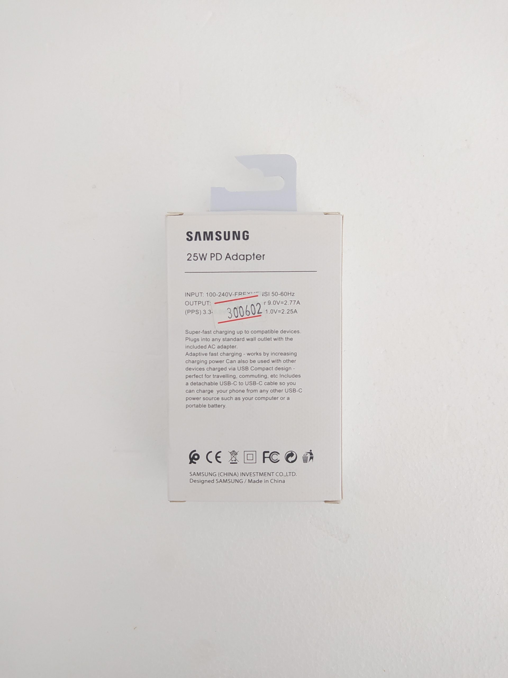 خرید آداپتور سامسونگ 25 واتی (اصل) ا Samsung Travel Adapter 25W With USB-C Cable ORG